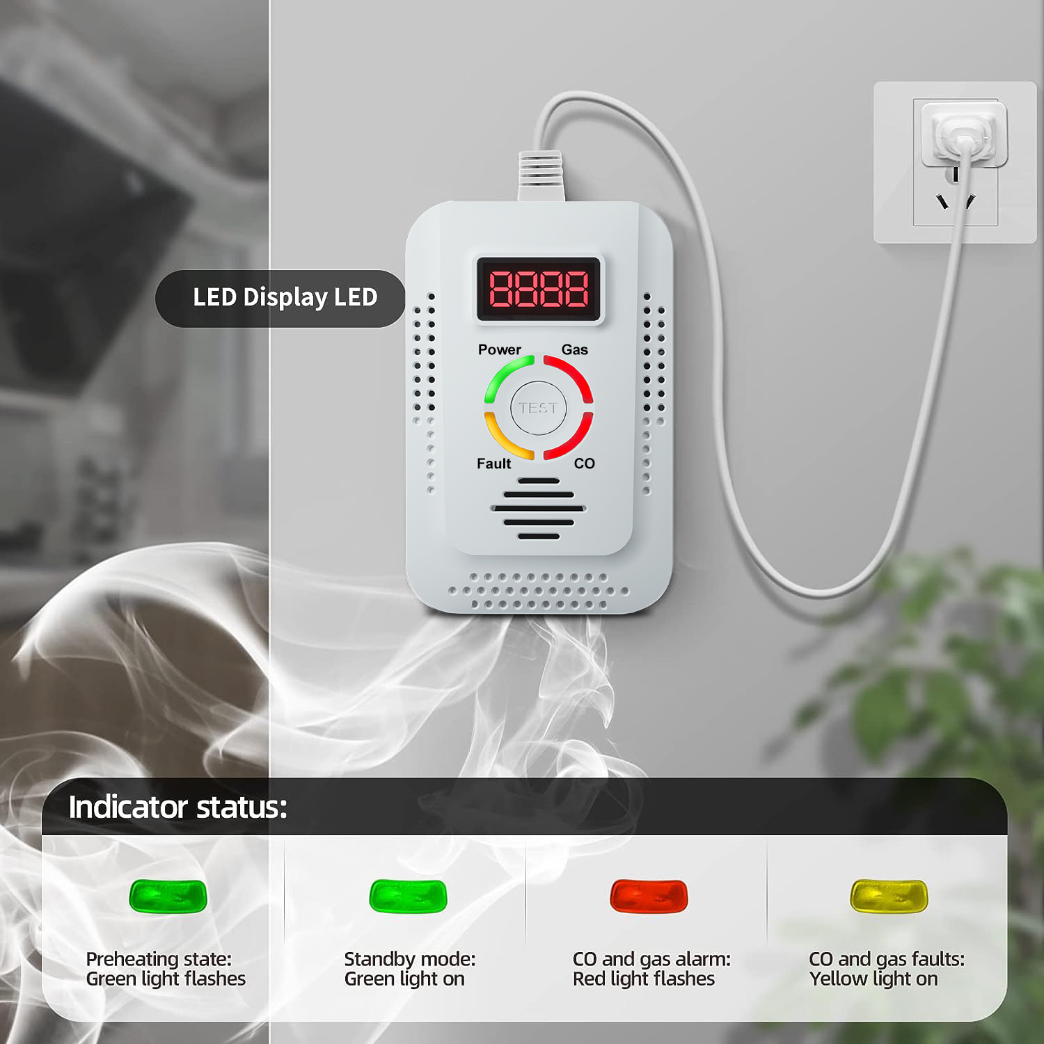 Kitchen Appliances Video - Detektor Karbon Monoksida CO Dan Gas