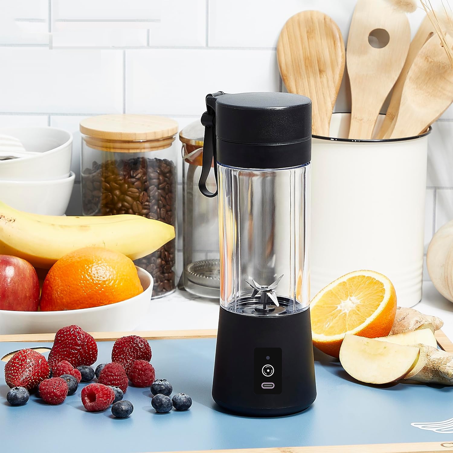 Kitchen Appliances In - Blender Portabel USB 380ml, 6 Mata