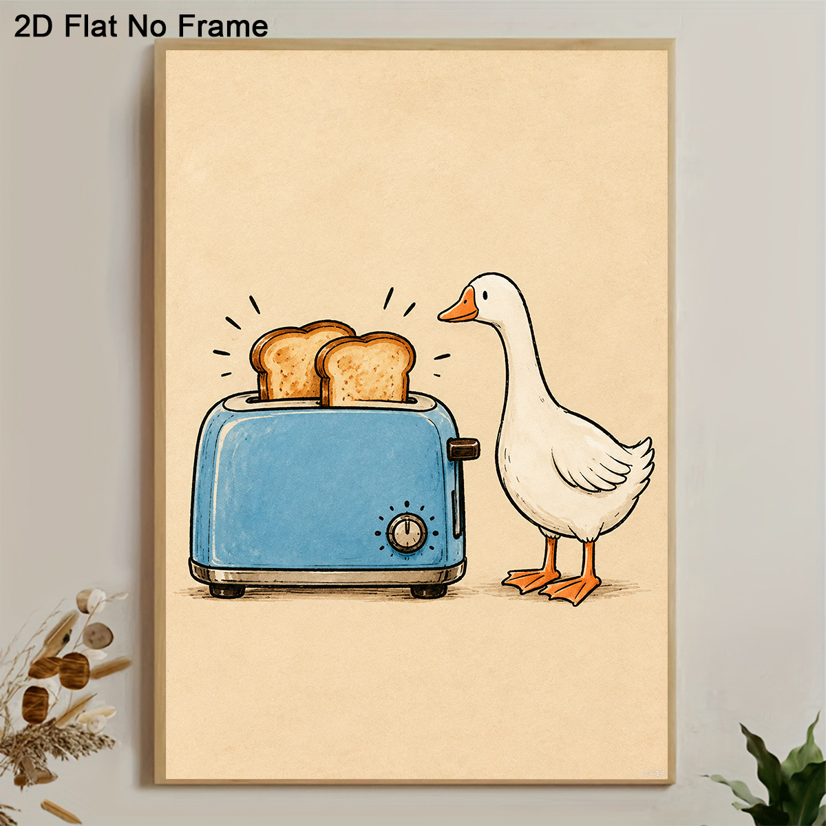 Toaster - 2D Datar, 2D Datar, 1 buah