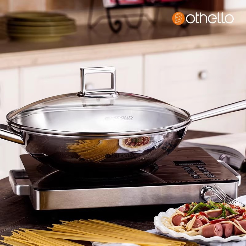 Induction Cooker - Wajan baja tahan karat 18/10 dengan