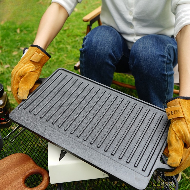 Induction Cooker - Piring Barbekyu Berkemah Luar Ruangan Piring
