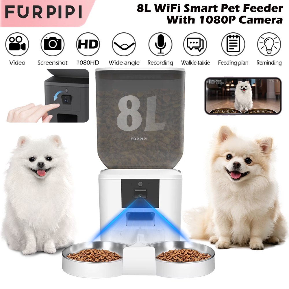 Pengumpan Kucing Otomatis 8L D - Kitchen Appliances Video ulasan dan harga
