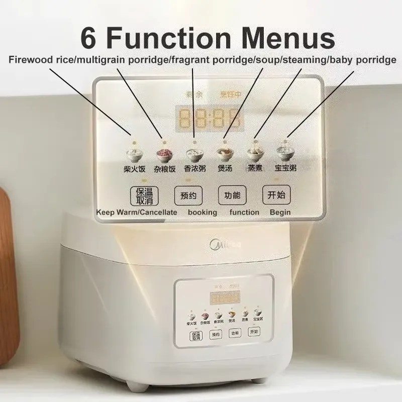 Midea Rice Cooker Sehat 3L Tan - Rice Cooker ulasan dan harga