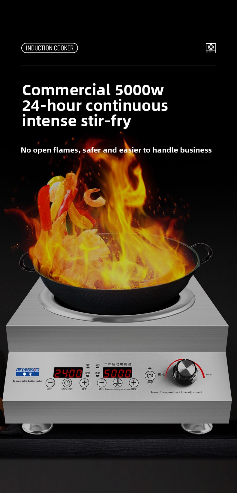 Kompor Induksi Komersial 220V  - Induction Cooktop Portable ulasan dan harga