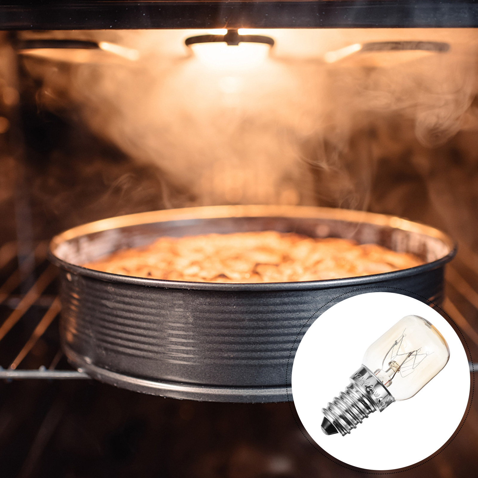 4 Buah Lampu Oven, Bohlam Taha - Microwave Oven ulasan dan harga