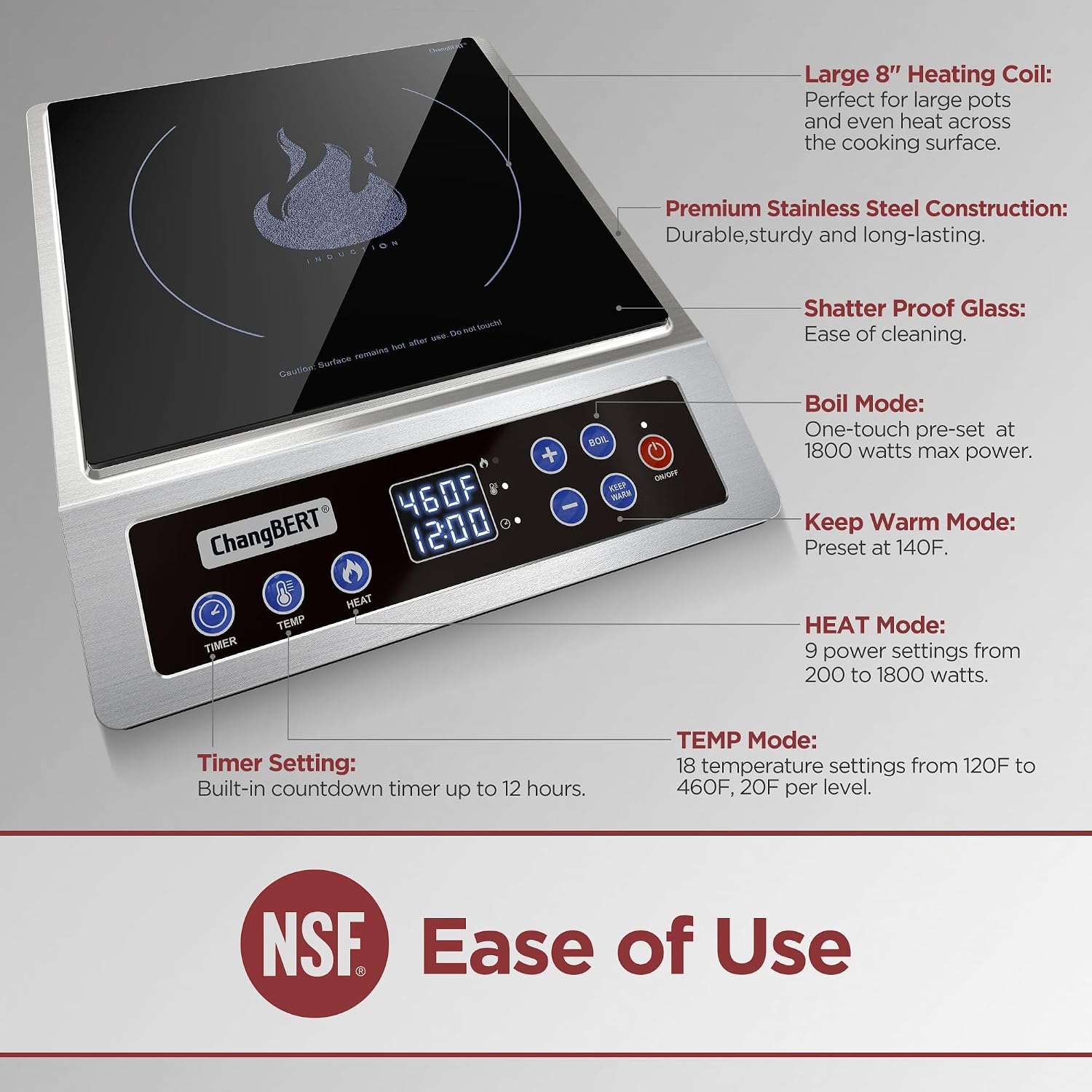 Kompor Induksi Portabel Versi  - Induction Cooktop Portable ulasan dan harga